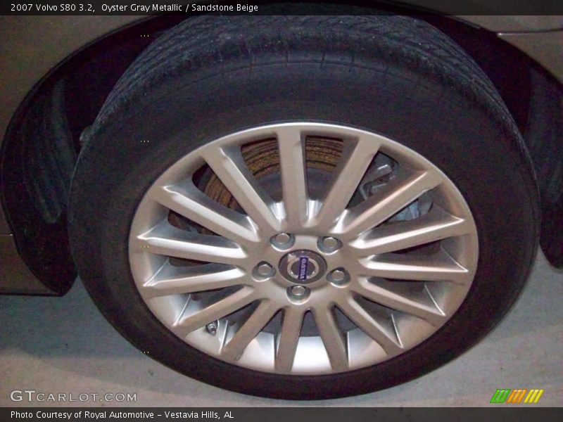 Oyster Gray Metallic / Sandstone Beige 2007 Volvo S80 3.2