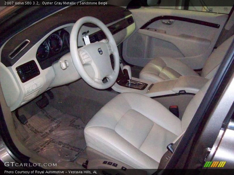 Oyster Gray Metallic / Sandstone Beige 2007 Volvo S80 3.2