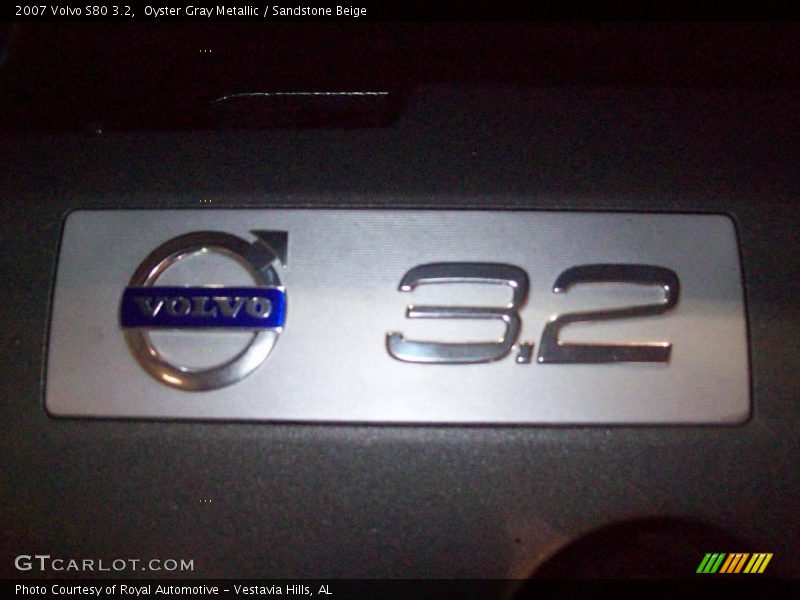 Oyster Gray Metallic / Sandstone Beige 2007 Volvo S80 3.2