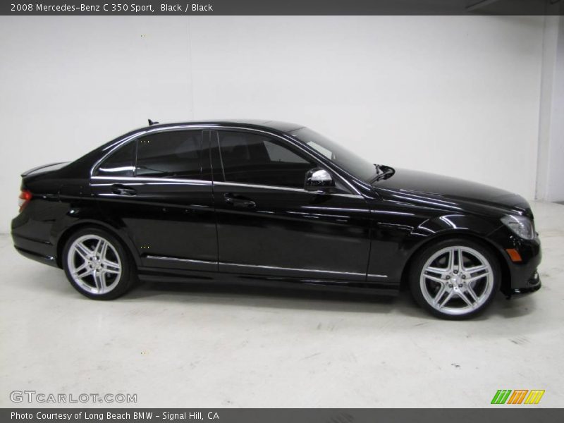 Black / Black 2008 Mercedes-Benz C 350 Sport