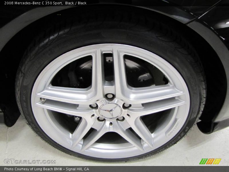 Black / Black 2008 Mercedes-Benz C 350 Sport