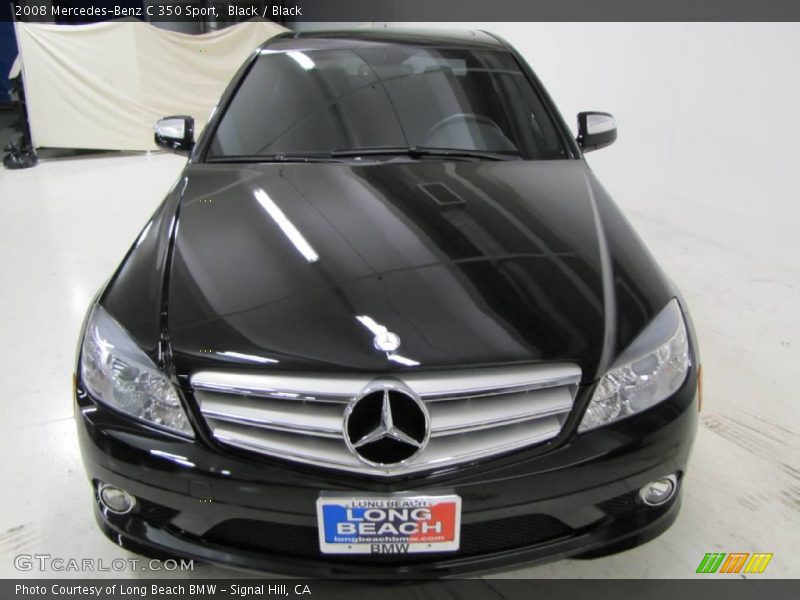 Black / Black 2008 Mercedes-Benz C 350 Sport