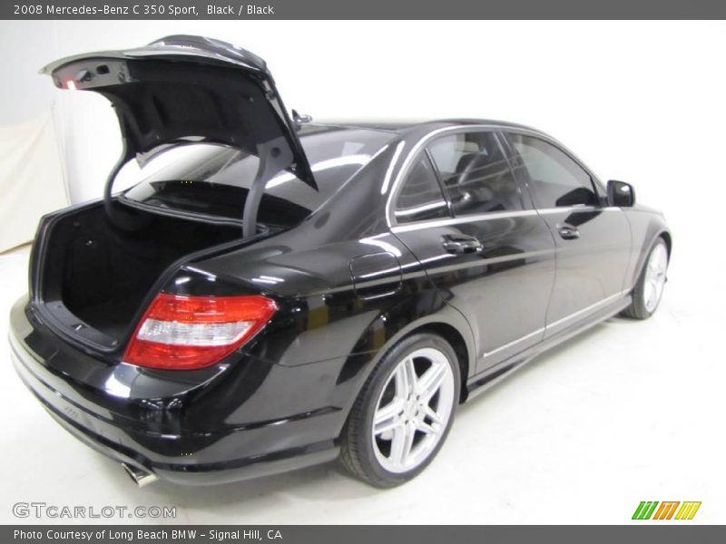 Black / Black 2008 Mercedes-Benz C 350 Sport