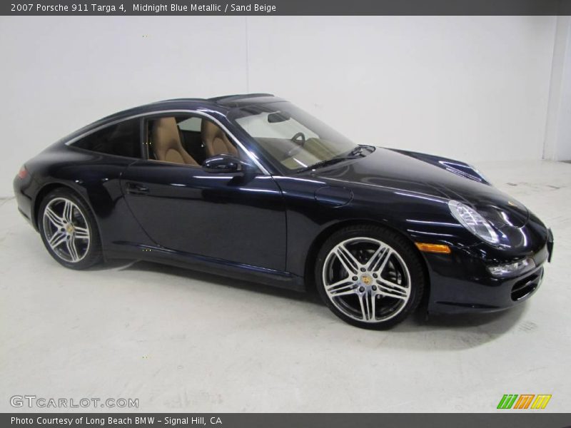 Midnight Blue Metallic / Sand Beige 2007 Porsche 911 Targa 4