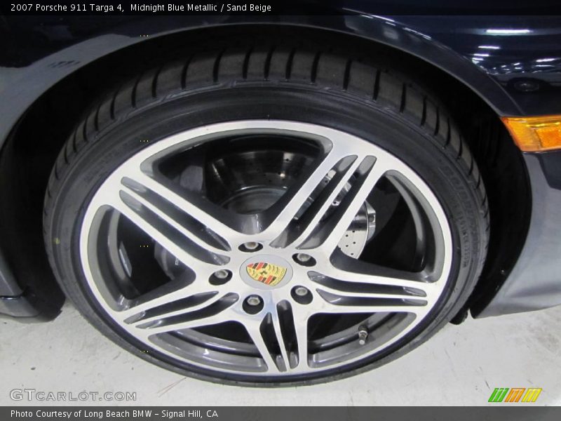 Midnight Blue Metallic / Sand Beige 2007 Porsche 911 Targa 4
