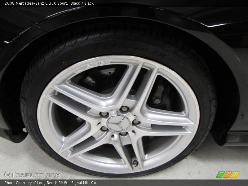 Black / Black 2008 Mercedes-Benz C 350 Sport