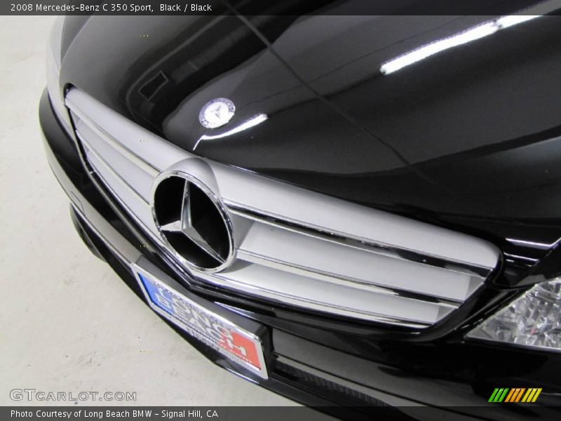 Black / Black 2008 Mercedes-Benz C 350 Sport