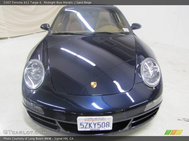 Midnight Blue Metallic / Sand Beige 2007 Porsche 911 Targa 4