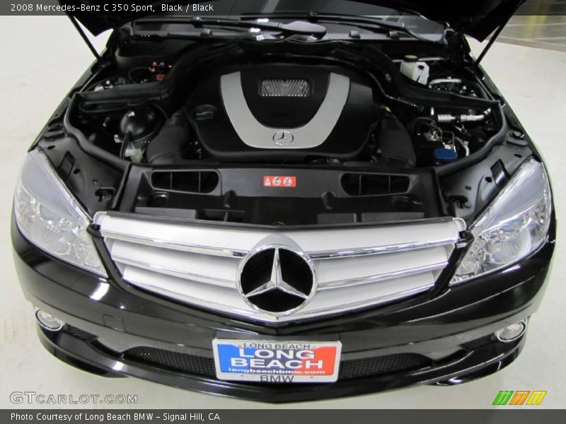 Black / Black 2008 Mercedes-Benz C 350 Sport