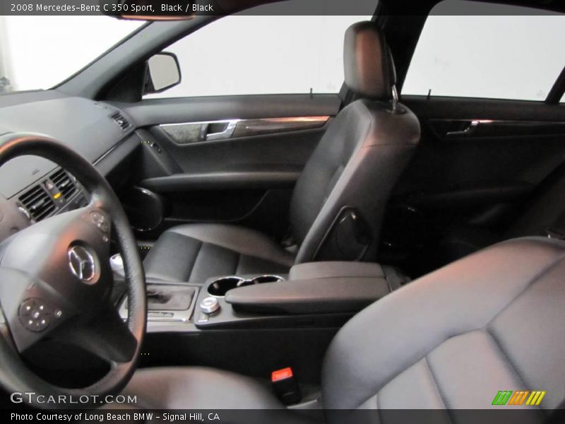 Black / Black 2008 Mercedes-Benz C 350 Sport