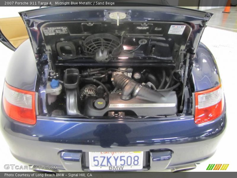 Midnight Blue Metallic / Sand Beige 2007 Porsche 911 Targa 4