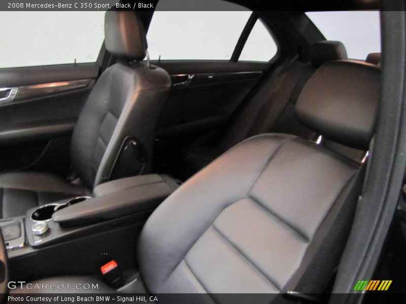 Black / Black 2008 Mercedes-Benz C 350 Sport