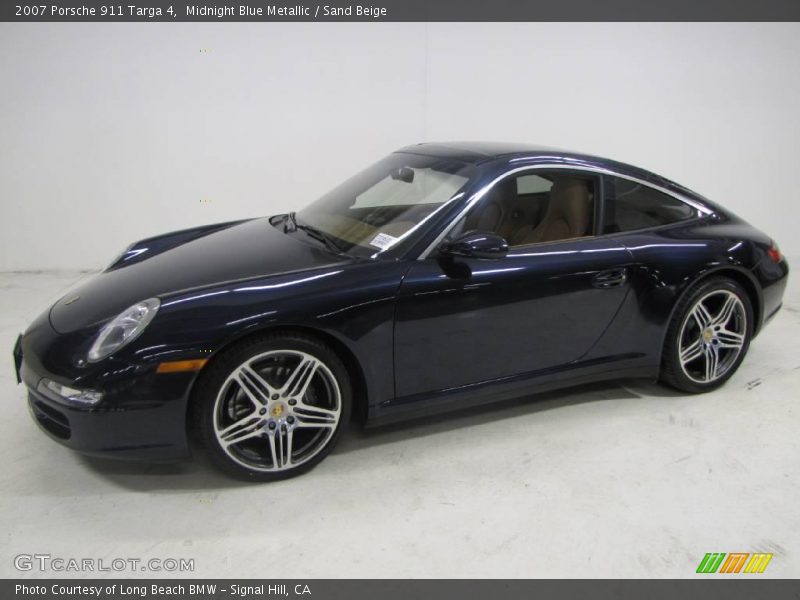 Midnight Blue Metallic / Sand Beige 2007 Porsche 911 Targa 4