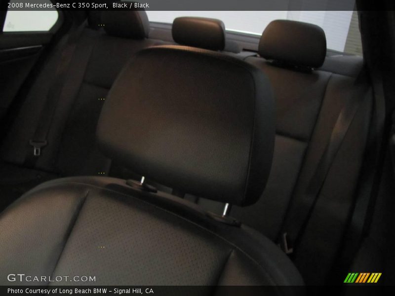 Black / Black 2008 Mercedes-Benz C 350 Sport