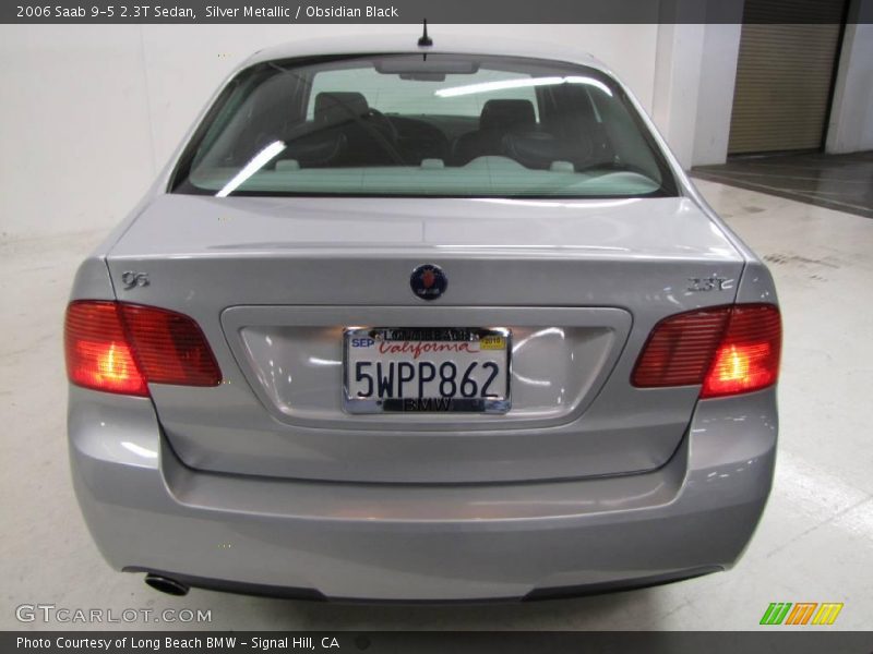 Silver Metallic / Obsidian Black 2006 Saab 9-5 2.3T Sedan