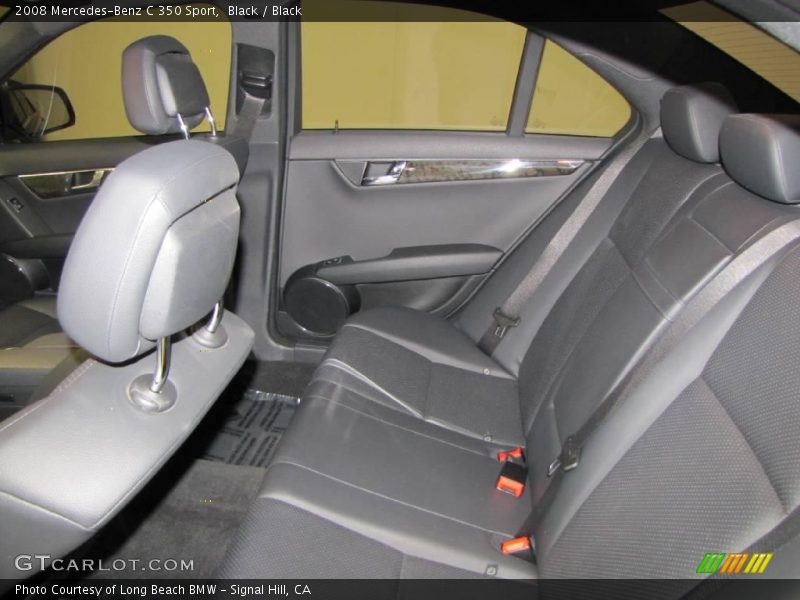 Black / Black 2008 Mercedes-Benz C 350 Sport