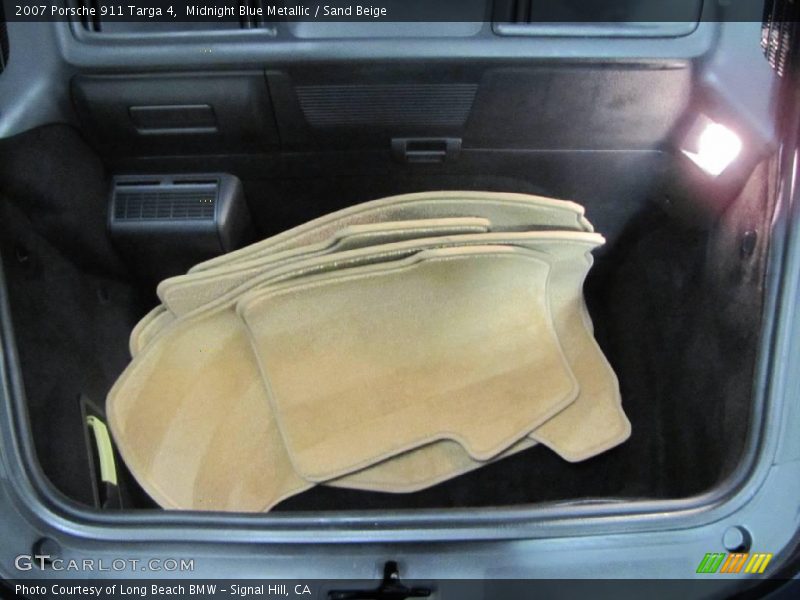 Midnight Blue Metallic / Sand Beige 2007 Porsche 911 Targa 4