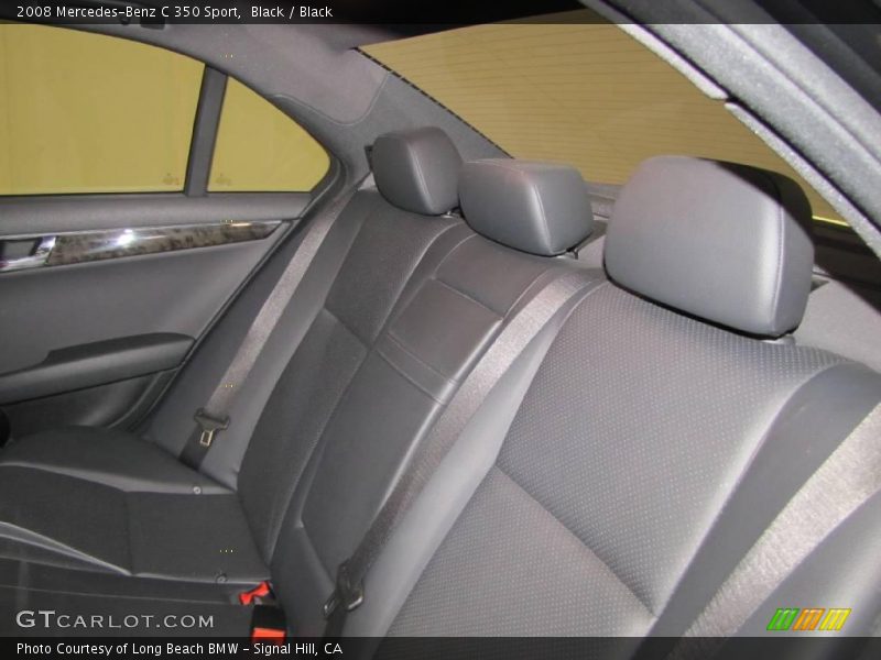 Black / Black 2008 Mercedes-Benz C 350 Sport