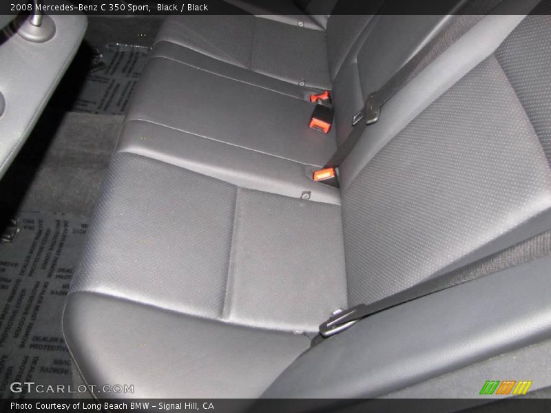 Black / Black 2008 Mercedes-Benz C 350 Sport