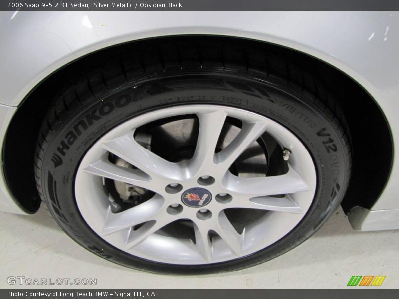 Silver Metallic / Obsidian Black 2006 Saab 9-5 2.3T Sedan