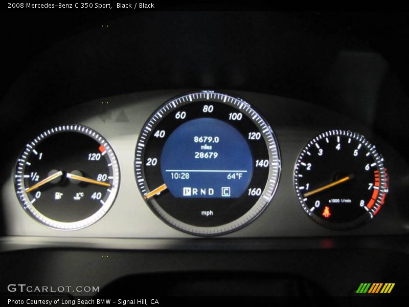 Black / Black 2008 Mercedes-Benz C 350 Sport