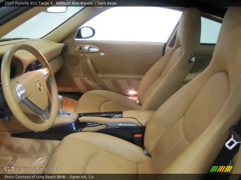 Midnight Blue Metallic / Sand Beige 2007 Porsche 911 Targa 4
