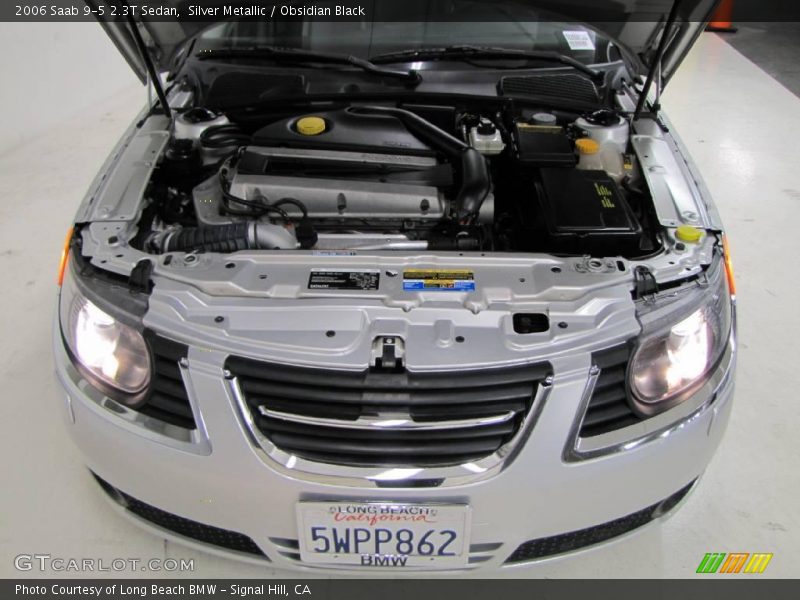 Silver Metallic / Obsidian Black 2006 Saab 9-5 2.3T Sedan