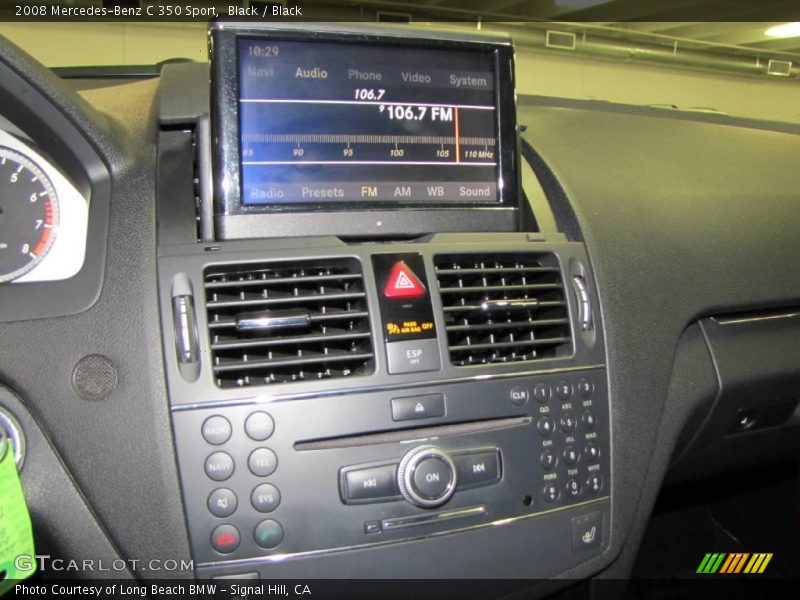 Black / Black 2008 Mercedes-Benz C 350 Sport