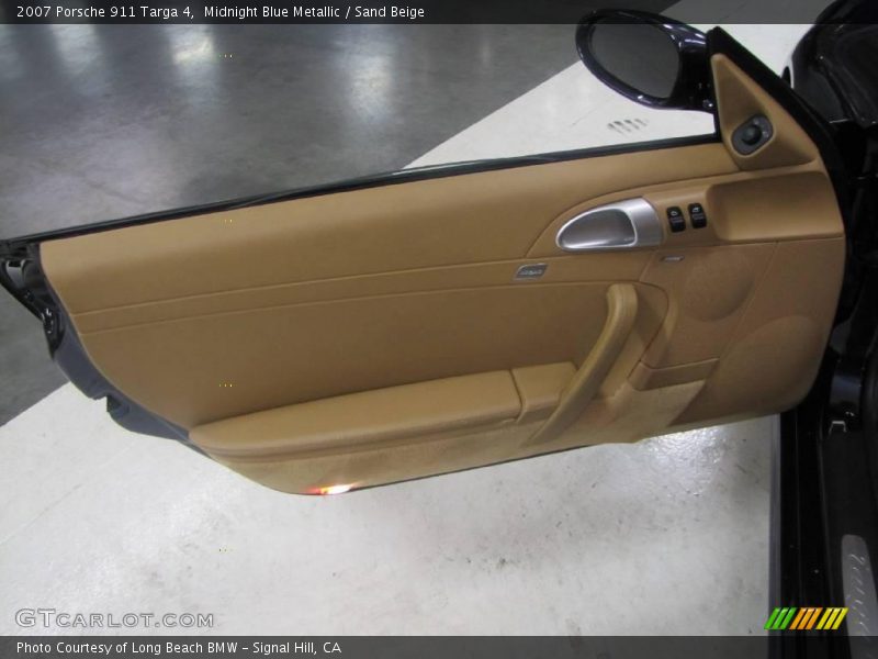 Midnight Blue Metallic / Sand Beige 2007 Porsche 911 Targa 4