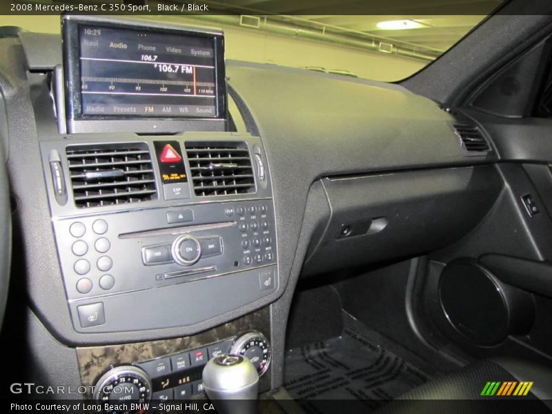 Black / Black 2008 Mercedes-Benz C 350 Sport