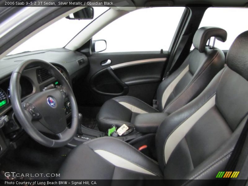Silver Metallic / Obsidian Black 2006 Saab 9-5 2.3T Sedan