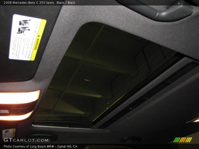Black / Black 2008 Mercedes-Benz C 350 Sport