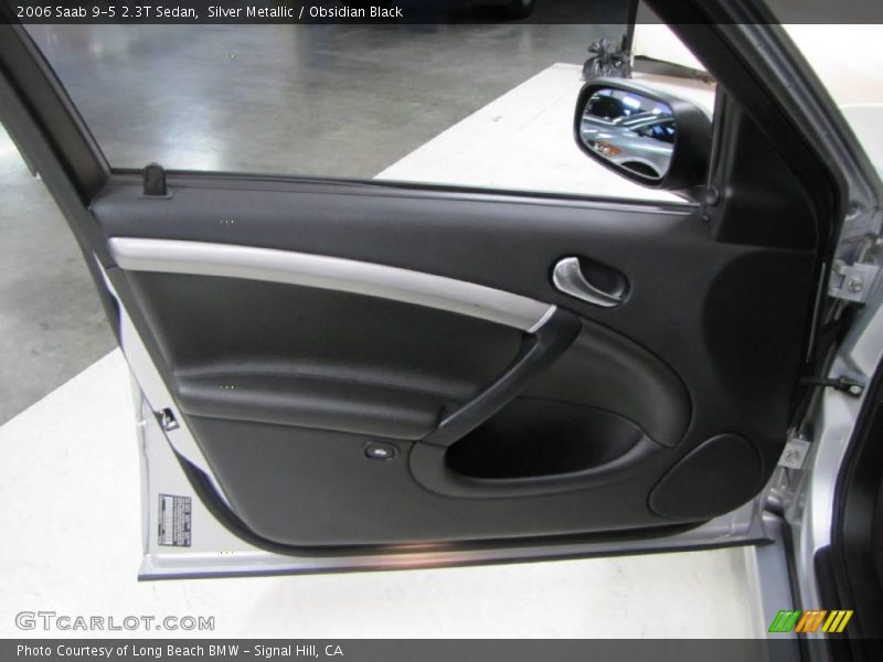 Silver Metallic / Obsidian Black 2006 Saab 9-5 2.3T Sedan