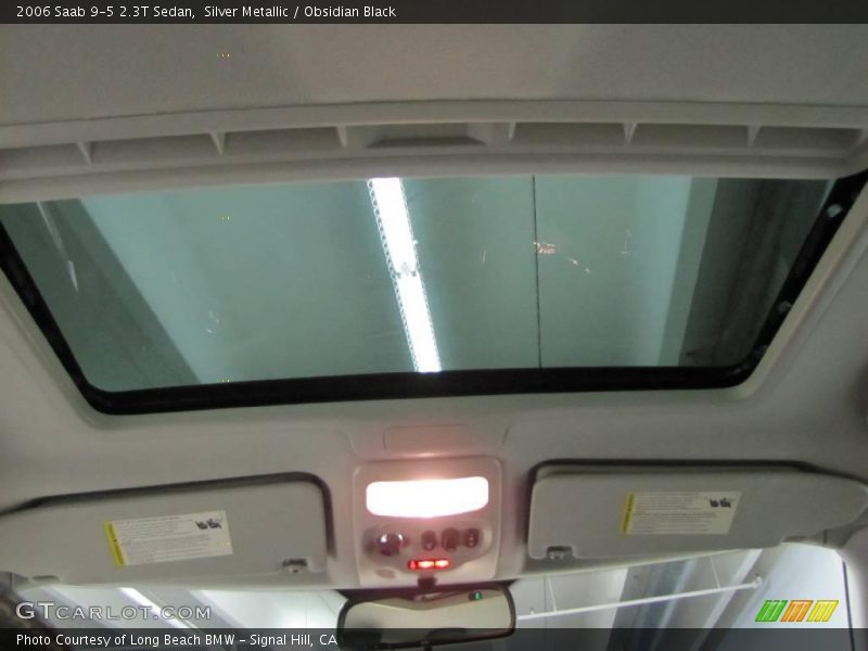 Silver Metallic / Obsidian Black 2006 Saab 9-5 2.3T Sedan