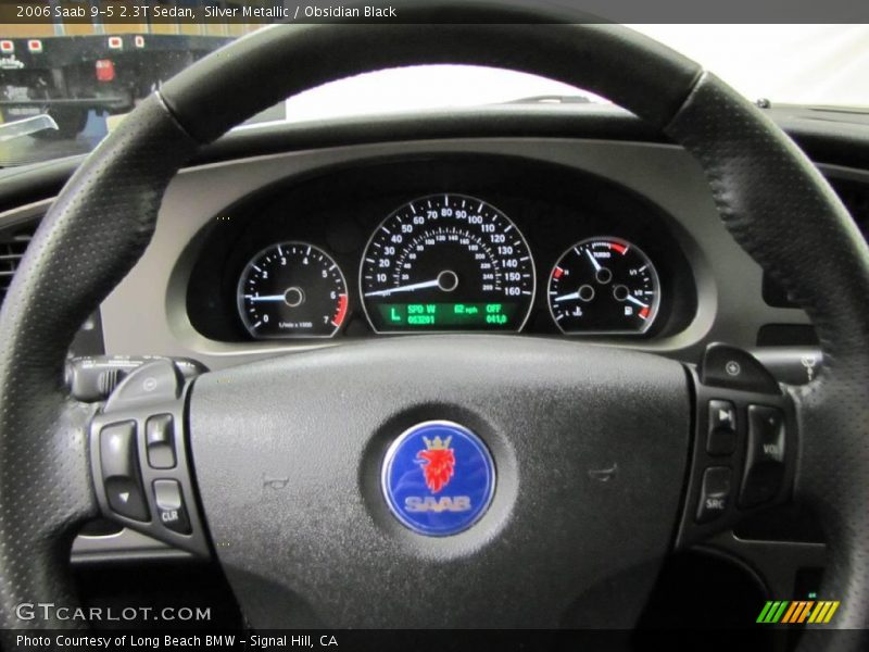 Silver Metallic / Obsidian Black 2006 Saab 9-5 2.3T Sedan