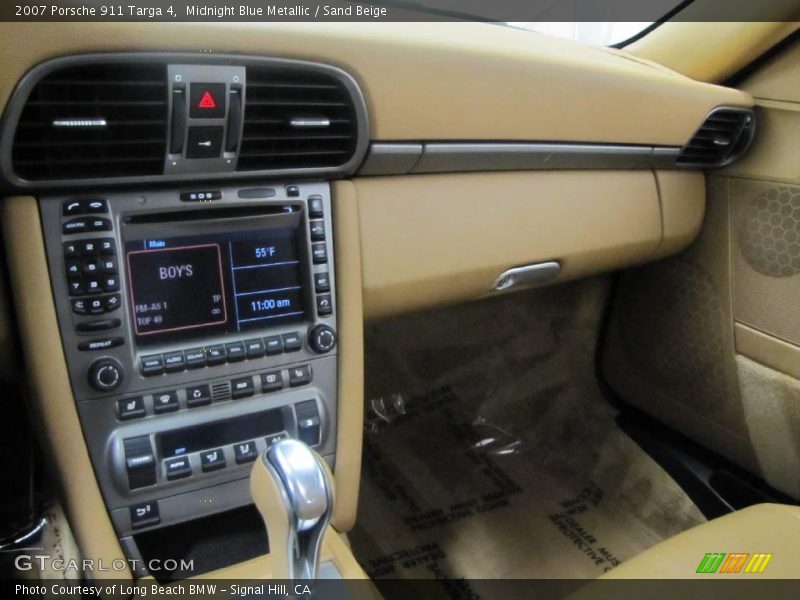 Midnight Blue Metallic / Sand Beige 2007 Porsche 911 Targa 4