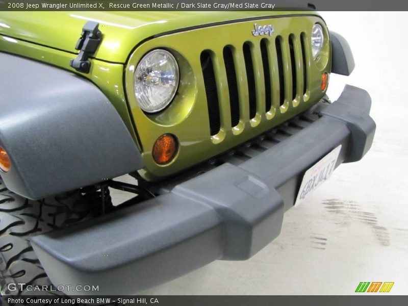 Rescue Green Metallic / Dark Slate Gray/Med Slate Gray 2008 Jeep Wrangler Unlimited X