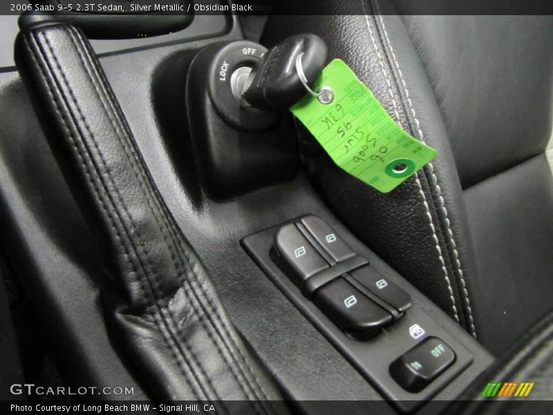Silver Metallic / Obsidian Black 2006 Saab 9-5 2.3T Sedan