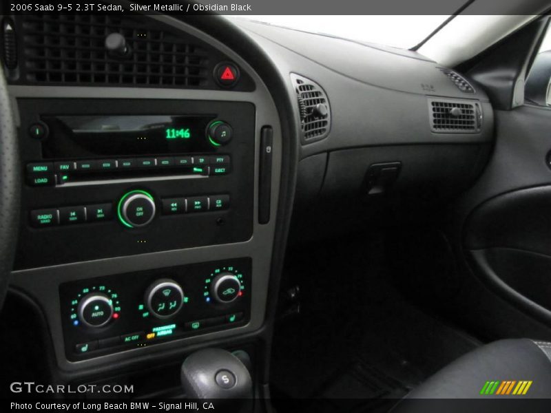 Silver Metallic / Obsidian Black 2006 Saab 9-5 2.3T Sedan
