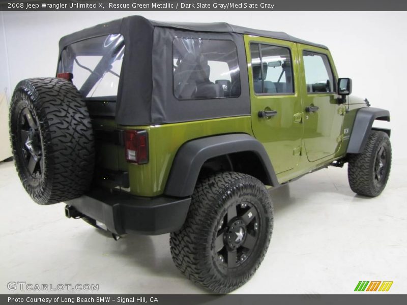 Rescue Green Metallic / Dark Slate Gray/Med Slate Gray 2008 Jeep Wrangler Unlimited X