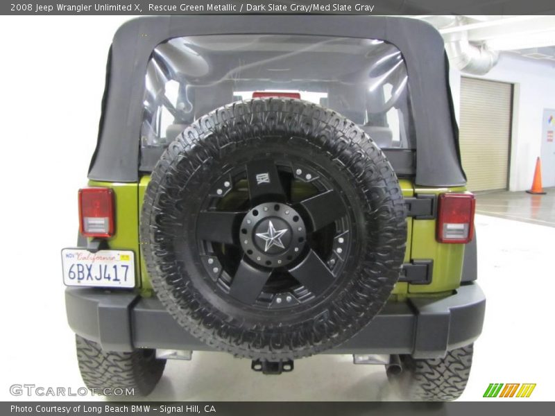 Rescue Green Metallic / Dark Slate Gray/Med Slate Gray 2008 Jeep Wrangler Unlimited X
