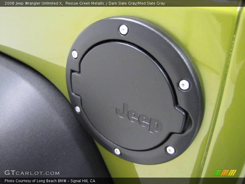 Rescue Green Metallic / Dark Slate Gray/Med Slate Gray 2008 Jeep Wrangler Unlimited X