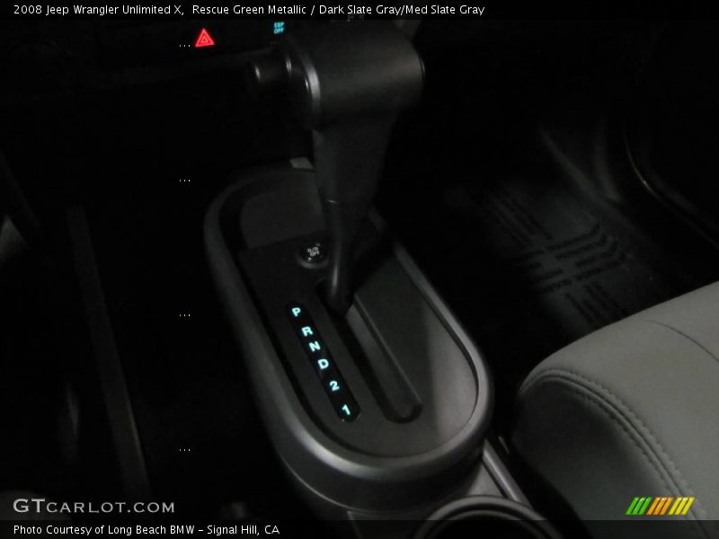 Rescue Green Metallic / Dark Slate Gray/Med Slate Gray 2008 Jeep Wrangler Unlimited X