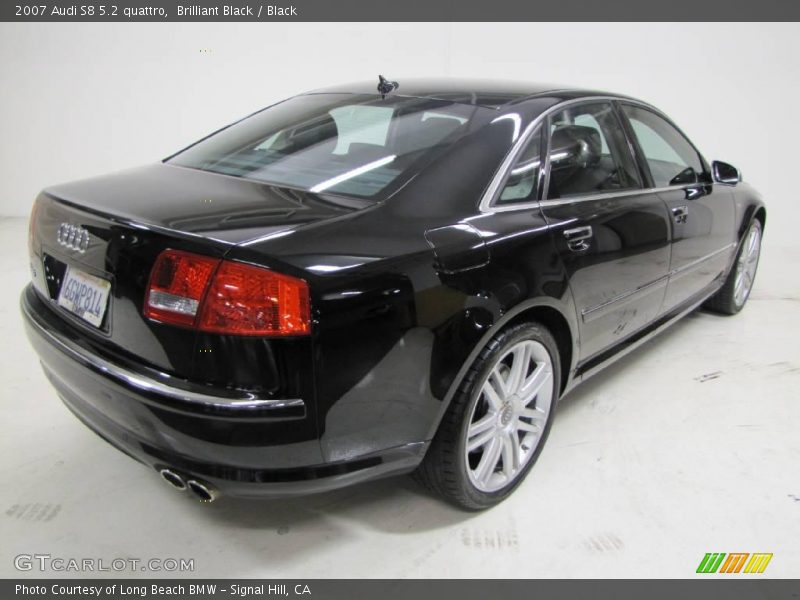 Brilliant Black / Black 2007 Audi S8 5.2 quattro