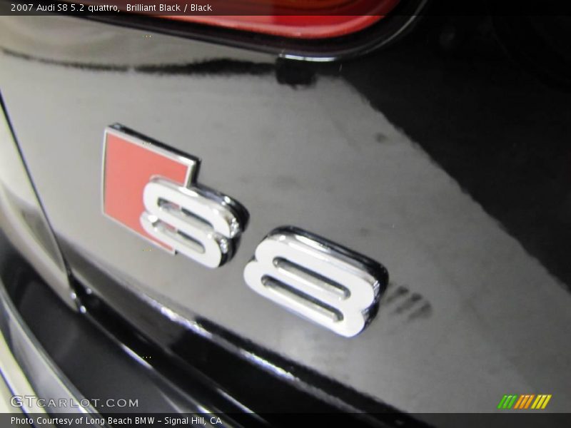 Brilliant Black / Black 2007 Audi S8 5.2 quattro