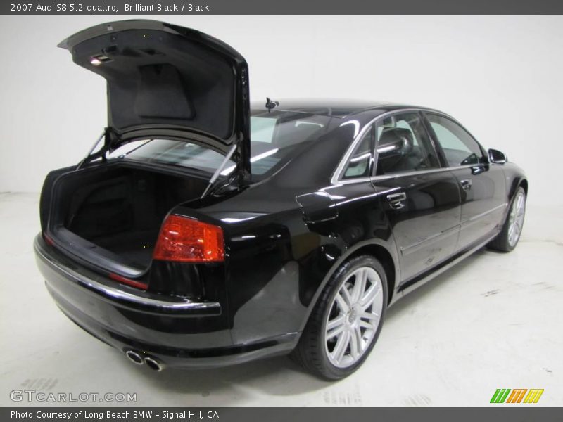 Brilliant Black / Black 2007 Audi S8 5.2 quattro