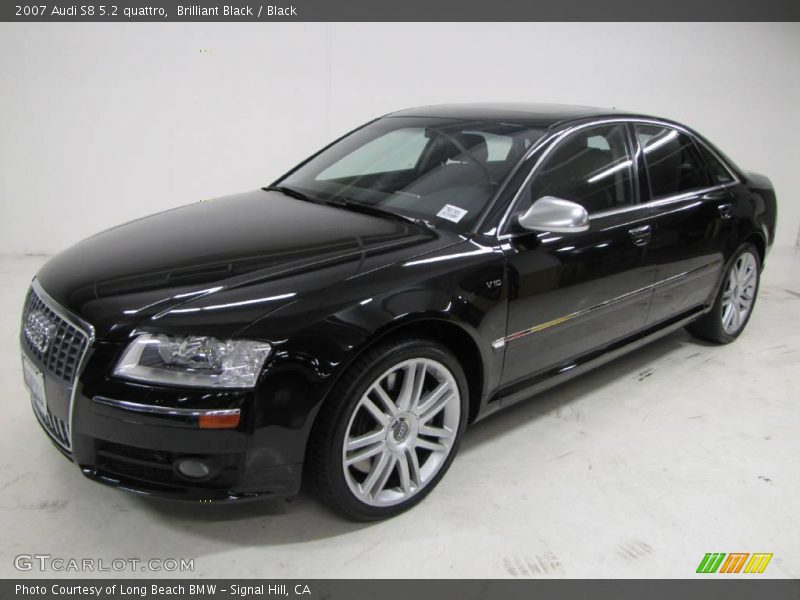 Brilliant Black / Black 2007 Audi S8 5.2 quattro