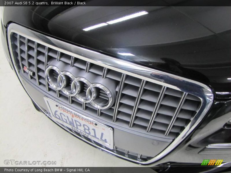 Brilliant Black / Black 2007 Audi S8 5.2 quattro