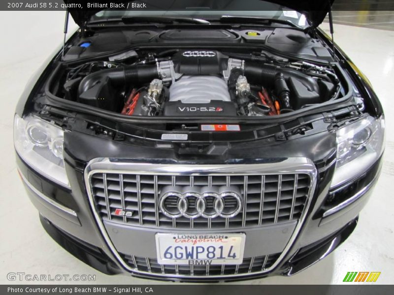 Brilliant Black / Black 2007 Audi S8 5.2 quattro