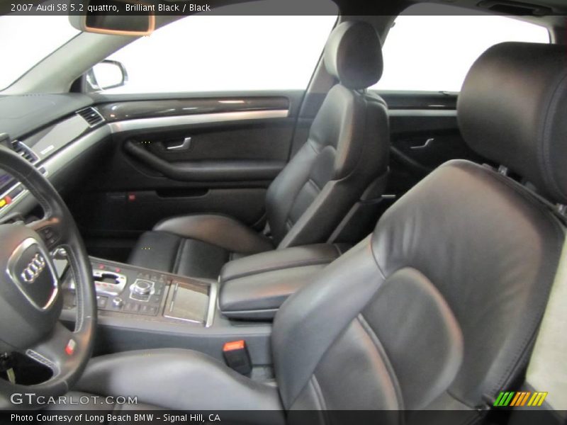 Brilliant Black / Black 2007 Audi S8 5.2 quattro